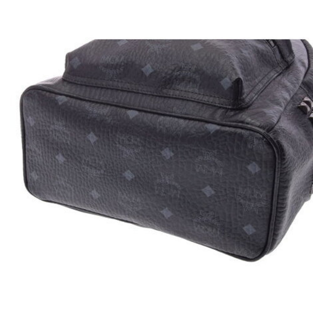 Mcm Backpack Rucksack Backpack Black Studded - image 6